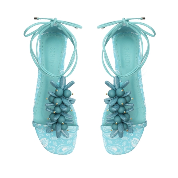 BRAND NEW Schutz fabric sandal - Picture 1 of 6